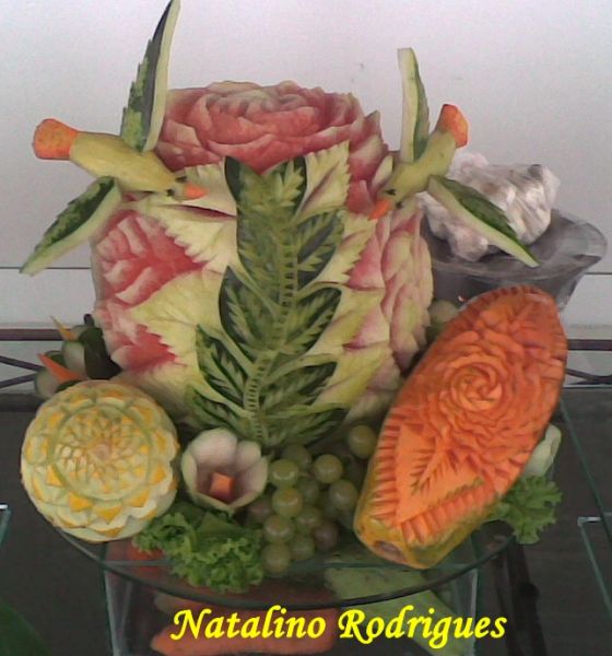 18 Arranjo de Frutas Decorado